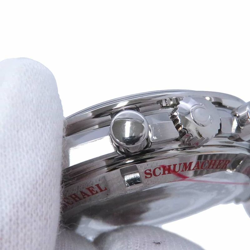 オメガ スピードマスター シューマッハ レジェンド 世界500本限定 3853.32 OMEGA 腕時計 アイボリー文字盤