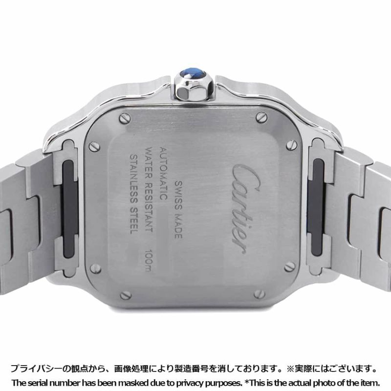 カルティエ サントス ドゥ カルティエ MM WSSA0029 Cartier 腕時計 シルバー文字盤
