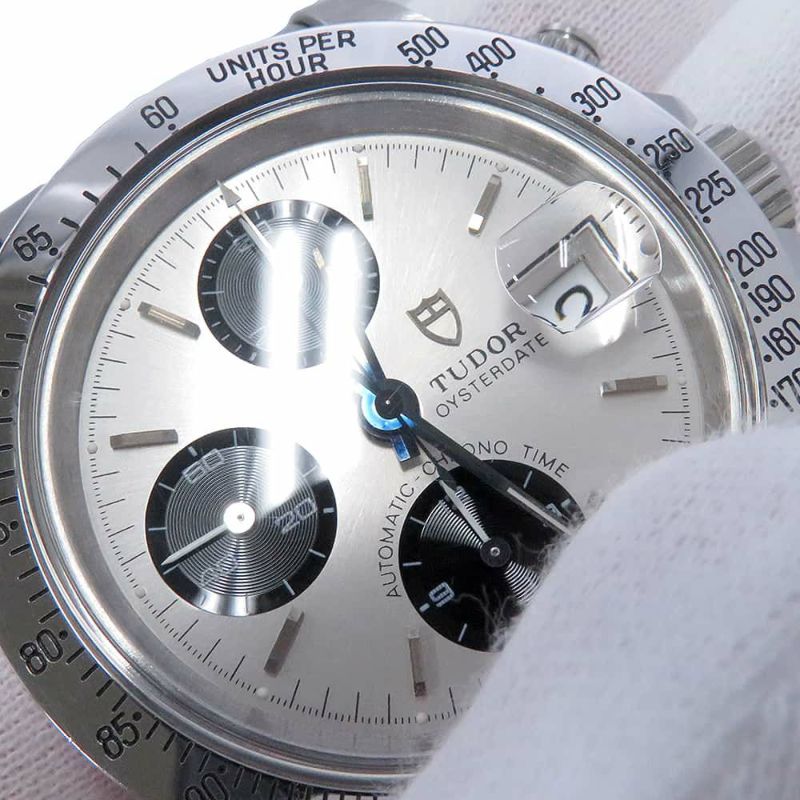 チュードル クロノタイム B番 79180 TUDOR チューダー 腕時計 シルバー/ブラック文字盤