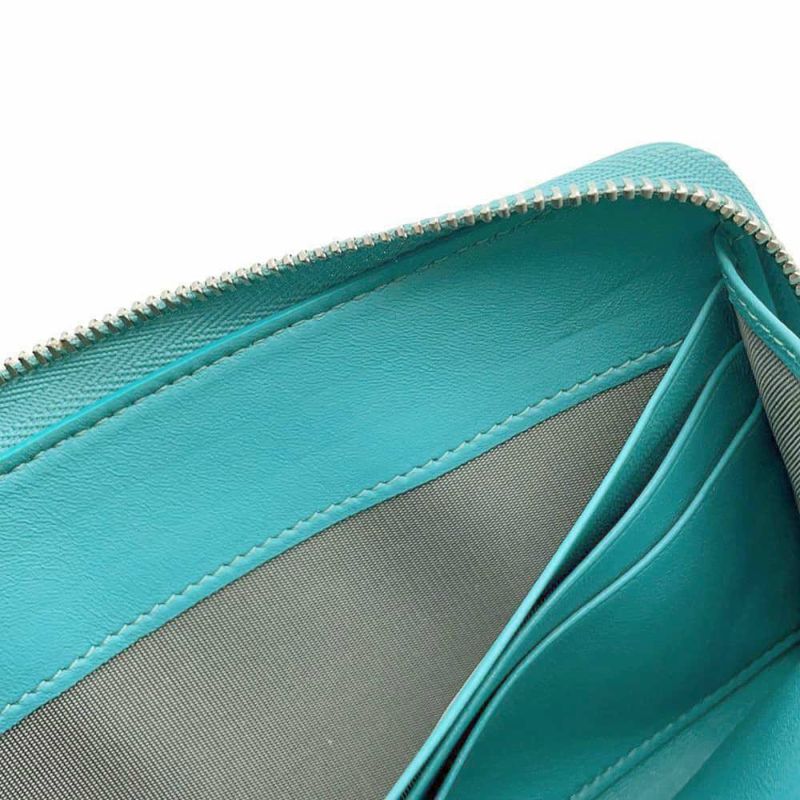 ティファニー 長財布 レザー Tiffany&Co. ロングウォレット ラウンドファスナー
