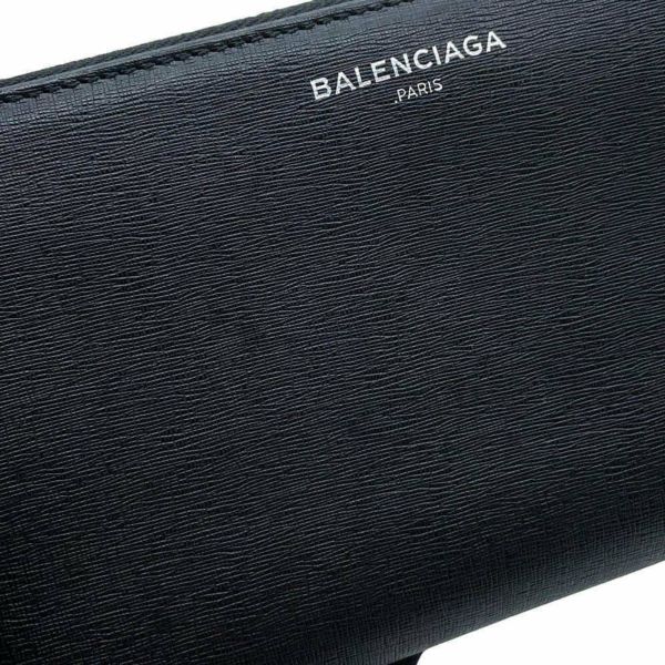 バレンシアガ 長財布 レザー 392124 BALENCIAGA ラウンドファスナー 黒