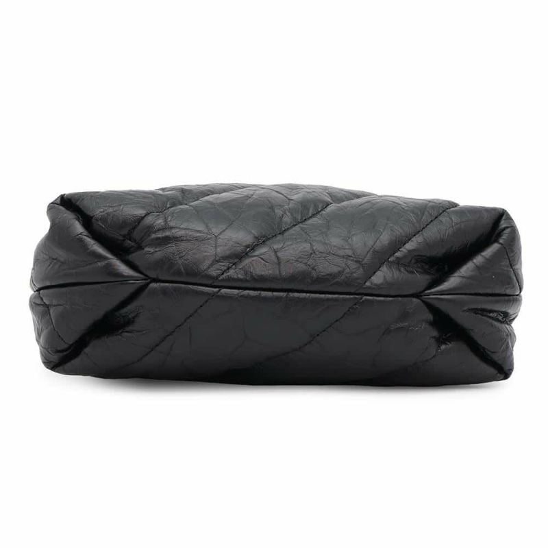 バレンシアガ チェーンショルダーバッグ クラッシュ XS トートバッグ 781796 BALENCIAGA 黒 キルト