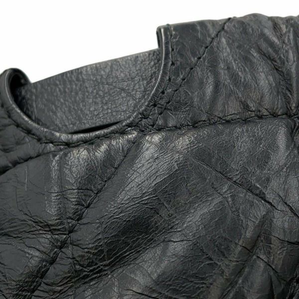 バレンシアガ チェーンショルダーバッグ クラッシュ XS トートバッグ 781796 BALENCIAGA 黒 キルト