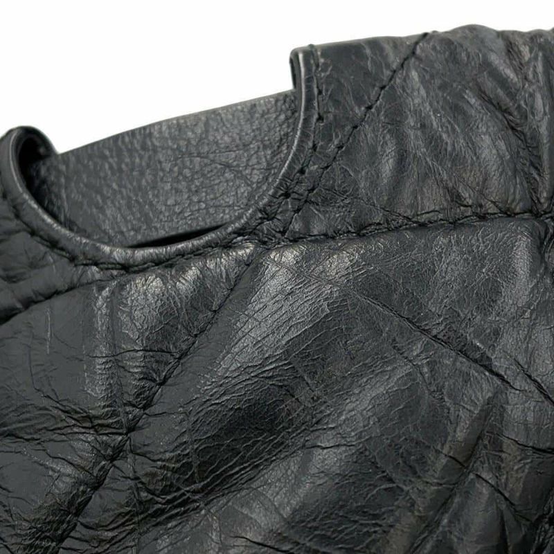 バレンシアガ チェーンショルダーバッグ クラッシュ XS トートバッグ 781796 BALENCIAGA 黒 キルト