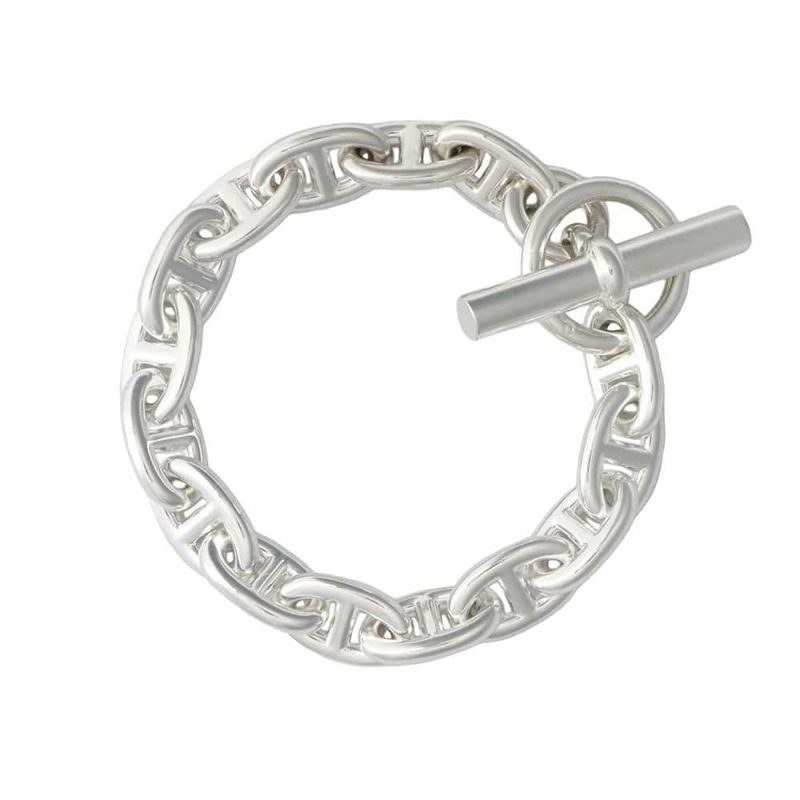 エルメス ブレスレット シェーヌダンクルMM 15コマ SV925シルバー HERMES ジュエリー