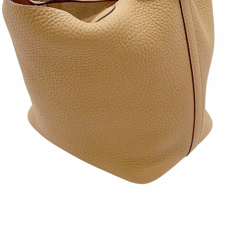 エルメス ハンドバッグ ピコタンロックPM ビスキュイ/ゴールド金具 トリヨンクレマンス B刻印