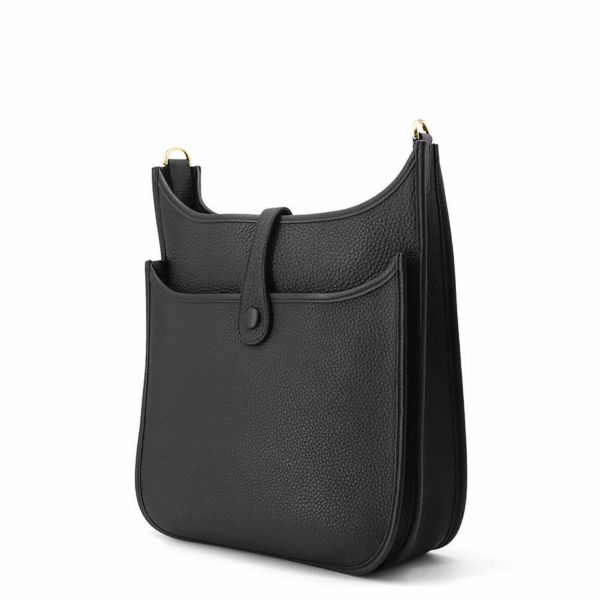 エルメス ショルダーバッグ エブリン3 PM ブラック/ゴールド金具 トリヨンクレマンス B刻印 黒