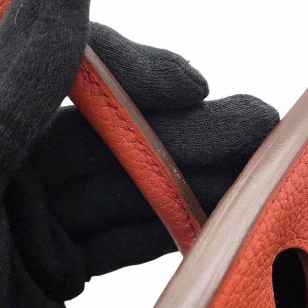 エルメス バーキン30 オレンジ/サンギーヌ/ブルーラン/ブルーイドラ/エタン/ゴールド/シルバー金具 トリヨンクレマンス □P刻印 Birkin