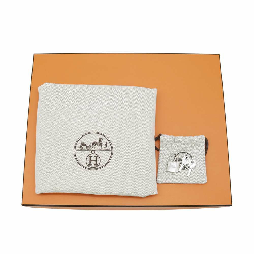 エルメス ハンドバッグ ピコタンロックMM エトゥープ/シルバー金具 トリヨンクレマンス W刻印