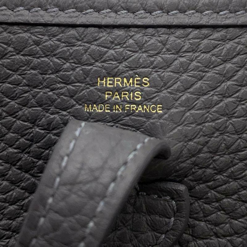 エルメス エブリンTPM アマゾンサングル コルダージュ アルドワーズ/ブルーイドラ/シャンパンゴールド金具 トリヨンクレマンス W刻印