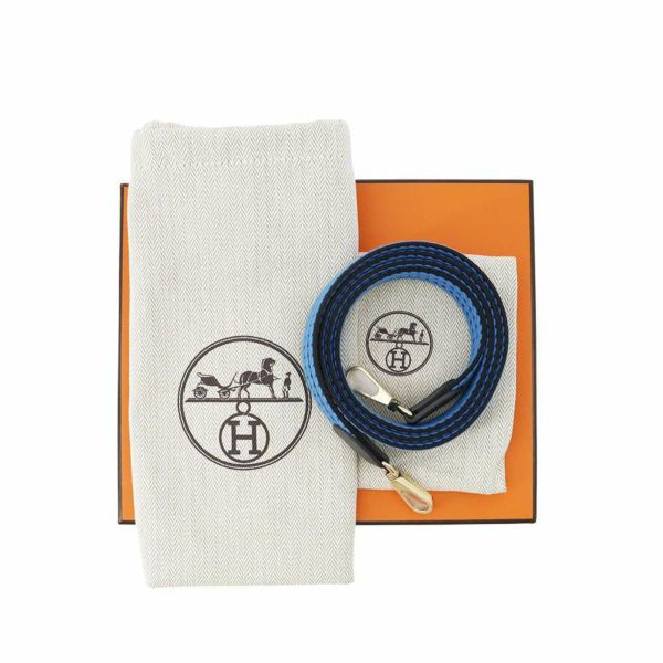 エルメス エブリンTPM アマゾンサングル コルダージュ アルドワーズ/ブルーイドラ/シャンパンゴールド金具 トリヨンクレマンス W刻印