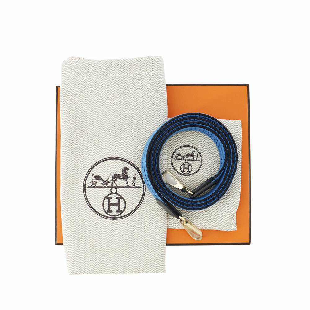 エルメス エブリンTPM アマゾンサングル コルダージュ アルドワーズ/ブルーイドラ/シャンパンゴールド金具 トリヨンクレマンス W刻印