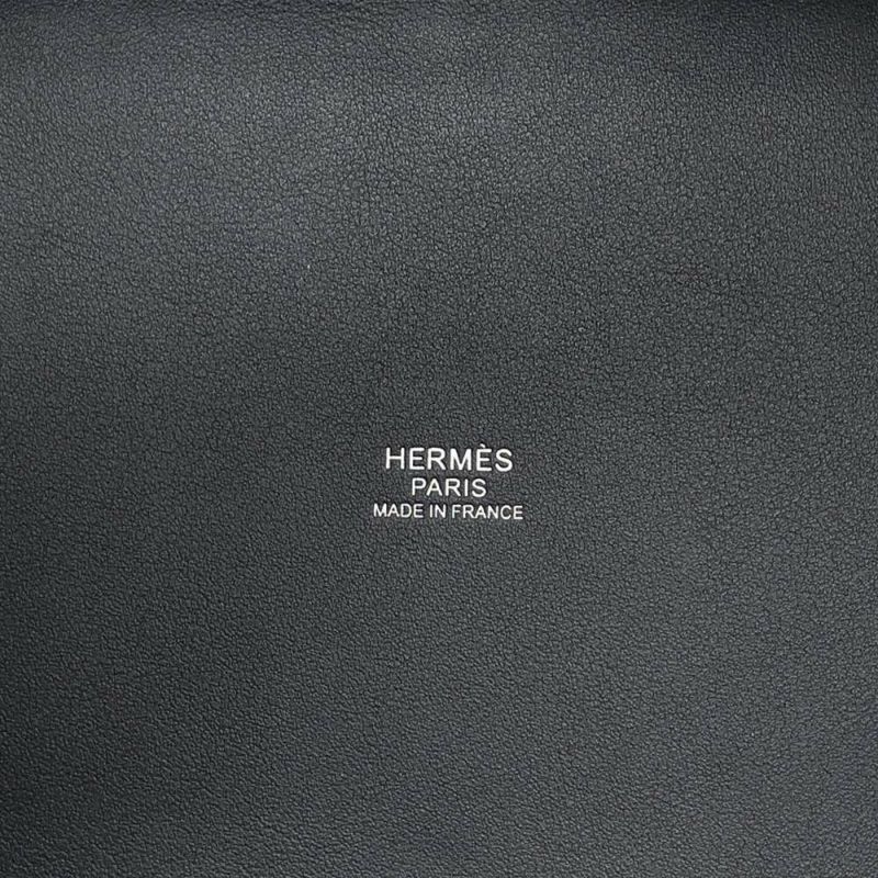 エルメス ハンドバッグ ピコタンロックPM カーゴ ブルーマリン/キャバン/シルバー金具 トワルゴエラン/スイフト W刻印