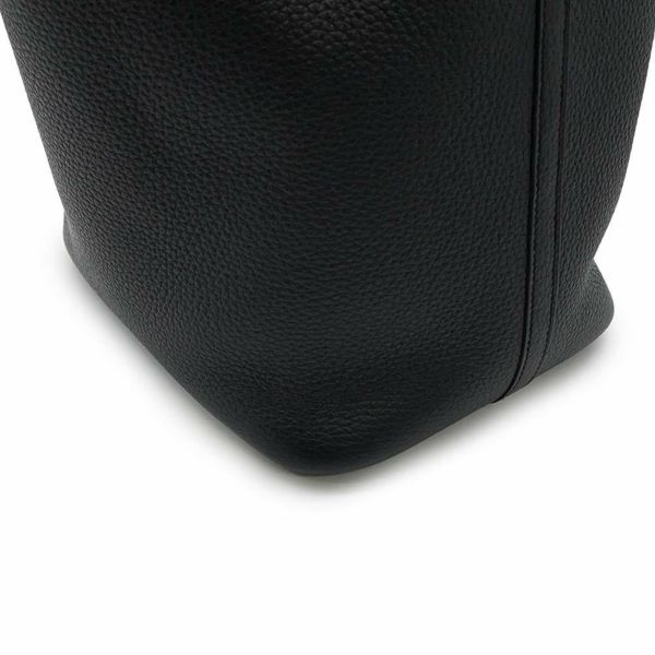 エルメス ハンドバッグ ピコタンロックMM ブラック/シルバー金具 トリヨンクレマンス B刻印 黒