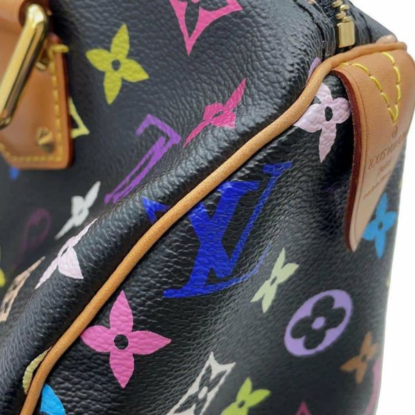 ルイヴィトン ハンドバッグ モノグラム・マルチカラー スピーディ30 M92642 LOUIS VUITTON ブラック 黒