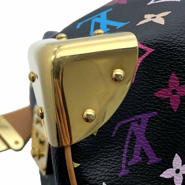 ルイヴィトン ハンドバッグ モノグラム・マルチカラー スピーディ30 M92642 LOUIS VUITTON ブラック 黒