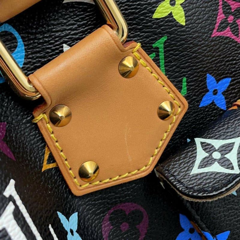 ルイヴィトン ハンドバッグ モノグラム・マルチカラー スピーディ30 M92642 LOUIS VUITTON ブラック 黒