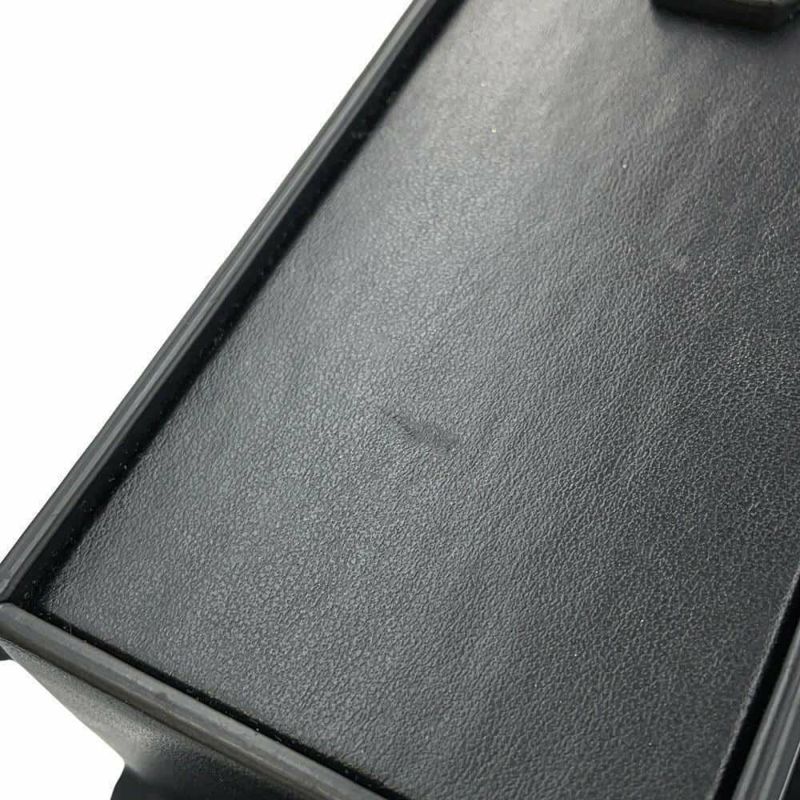 フェンディ ショルダーバッグ 縦型ボックス レザー 7VA519 FENDI 黒