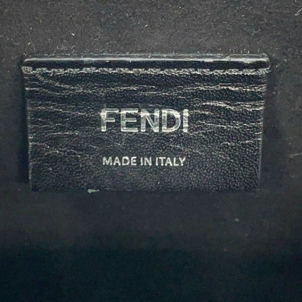 フェンディ ショルダーバッグ 縦型ボックス レザー 7VA519 FENDI 黒
