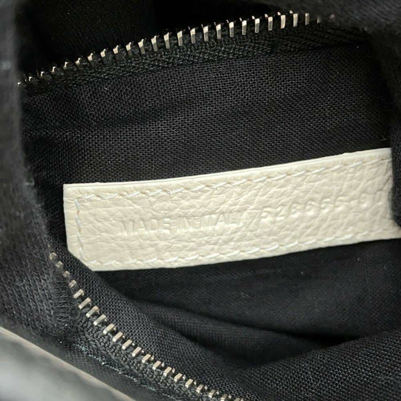 バレンシアガ ハンドバッグ ショッピングトートXXS レザー 528655 BALENCIAGA 2way 白