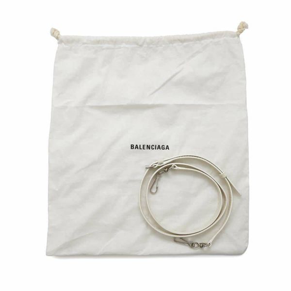 バレンシアガ ハンドバッグ ショッピングトートXXS レザー 528655 BALENCIAGA 2way 白