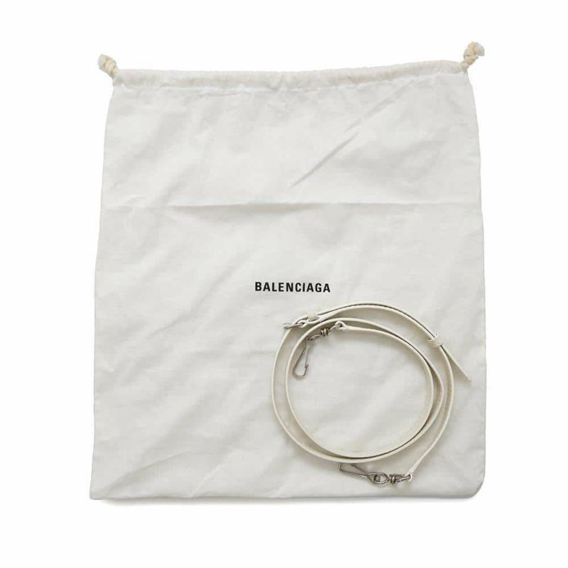 バレンシアガ ハンドバッグ ショッピングトートXXS レザー 528655 BALENCIAGA 2way 白