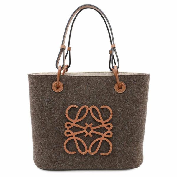 ロエベ トートバッグ アナグラム バスケットバッグ フェルト A223098X05 LOEWE 2way