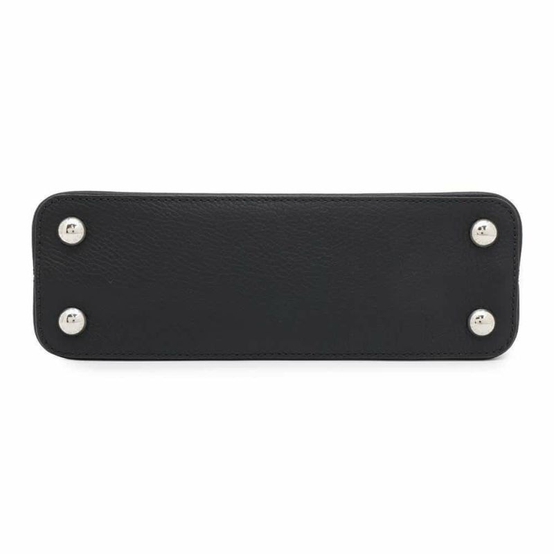 ルイヴィトン ハンドバッグ トリヨンレザー/パイソン カプシーヌBB LOUIS VUITTON 2wayショルダーバッグ ブラック 黒