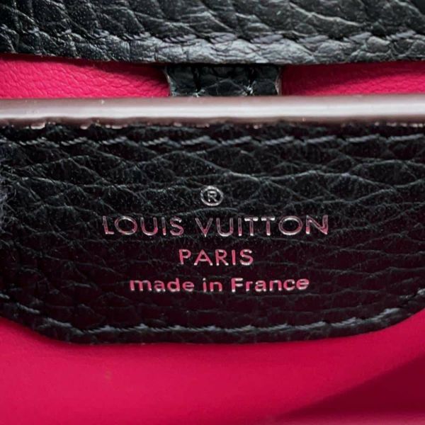ルイヴィトン ハンドバッグ トリヨンレザー/パイソン カプシーヌBB LOUIS VUITTON 2wayショルダーバッグ ブラック 黒