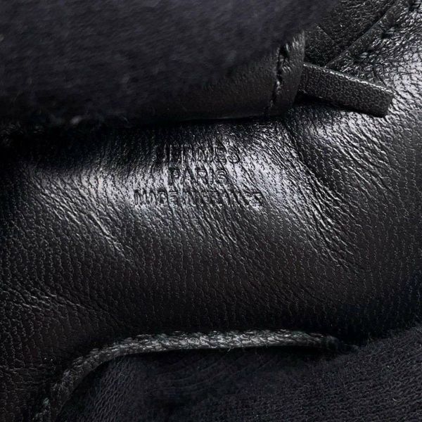 エルメス バッグチャーム ロデオ PM ブラック ラムスキン U刻印 HERMES 黒 ソーブラック