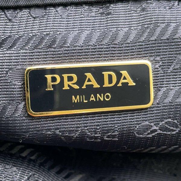プラダ ハンドバッグ デュエット Re-Nylon バケットバッグ ナイロン 1BH038 PRADA 2wayショルダーバッグ 黒
