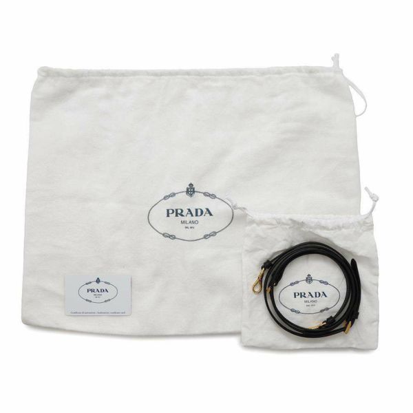 プラダ ハンドバッグ デュエット Re-Nylon バケットバッグ ナイロン 1BH038 PRADA 2wayショルダーバッグ 黒