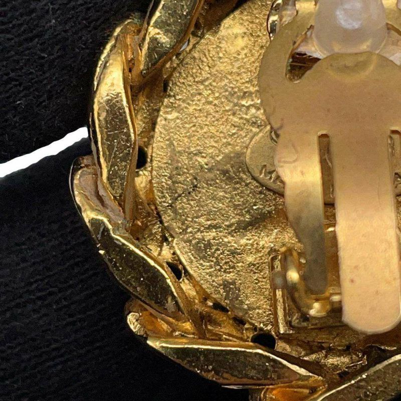 シャネル イヤリング ココマーク チェーンモチーフ ラインストーン 23 CHANEL アクセサリー