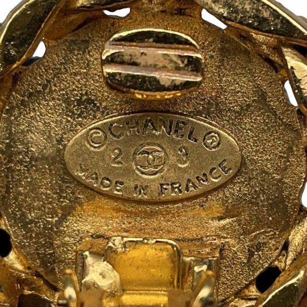 シャネル イヤリング ココマーク チェーンモチーフ ラインストーン 23 CHANEL アクセサリー