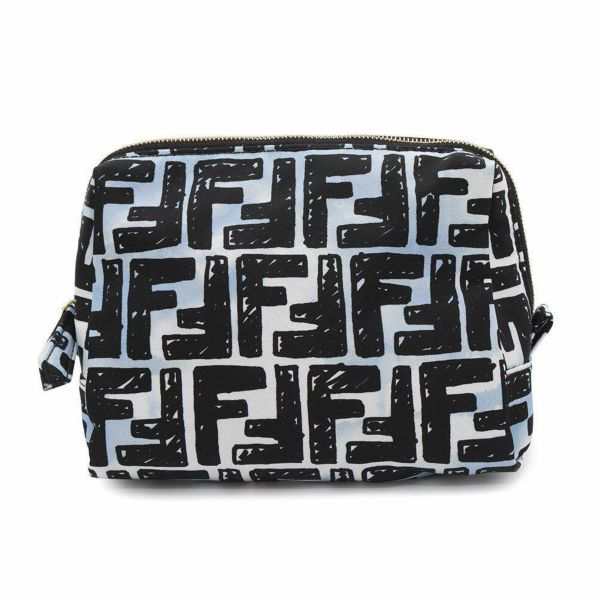 FENDI ブラック ナイロン ポーチ FENDI ブラック ナイロン ポーチ