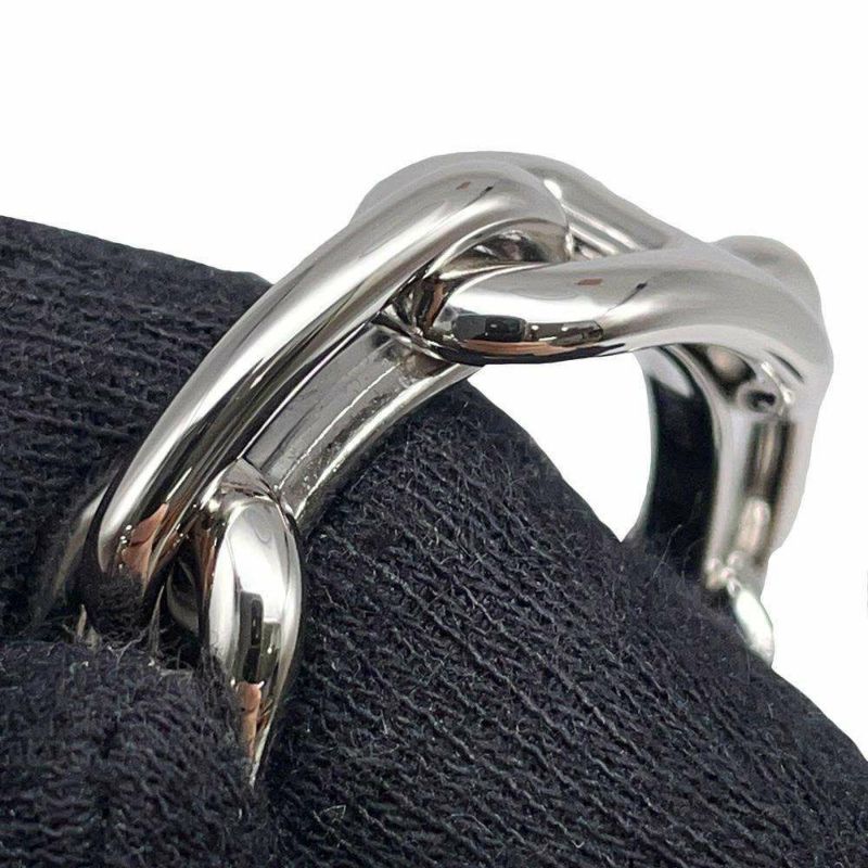 エルメス スカーフリング 90 レガート シェーヌダンクル カレ用 メタル HERMES アクセサリー
