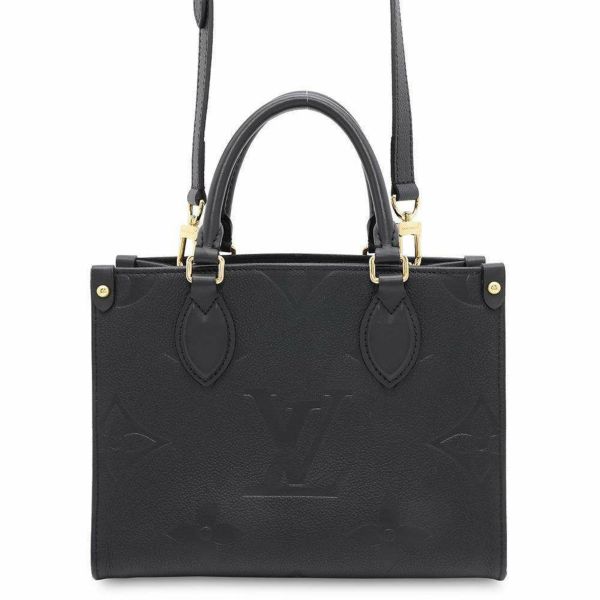 ルイヴィトン ハンドバッグ モノグラム・アンプラント オンザゴーPM M45653 黒 ブラック 2way