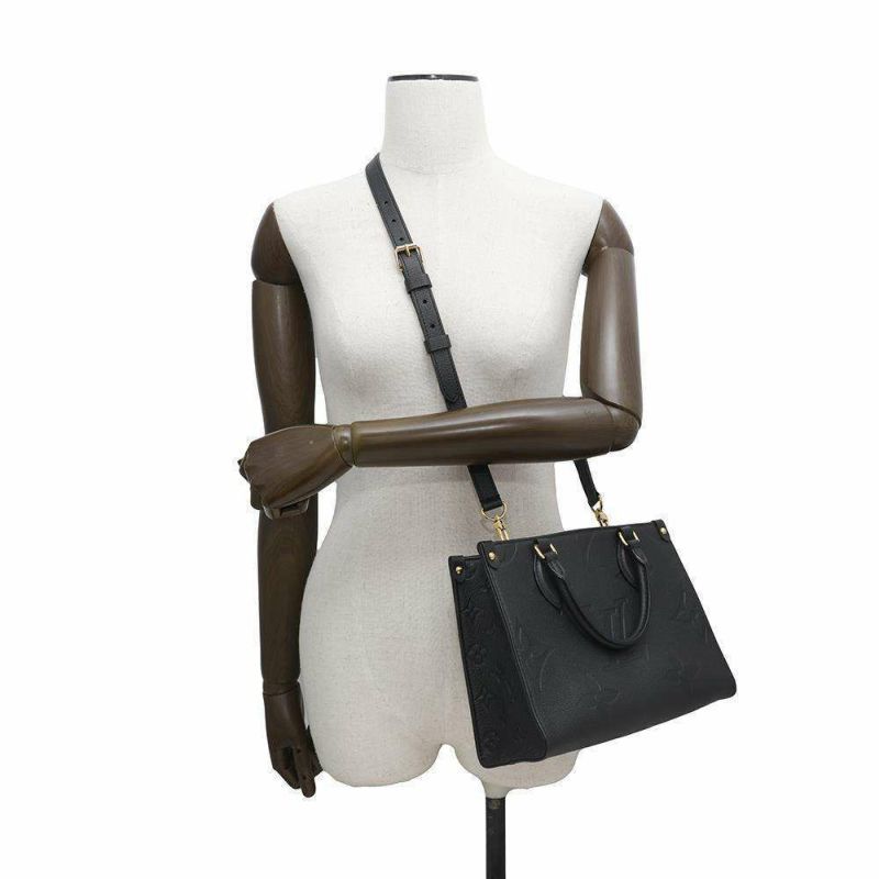 ルイヴィトン ハンドバッグ モノグラム・アンプラント オンザゴーPM M45653 黒 ブラック 2way