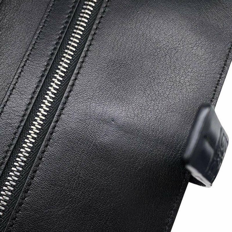 ロエベ 長財布 バーティカル ウォレット ラージ レザー LOEWE 財布 黒