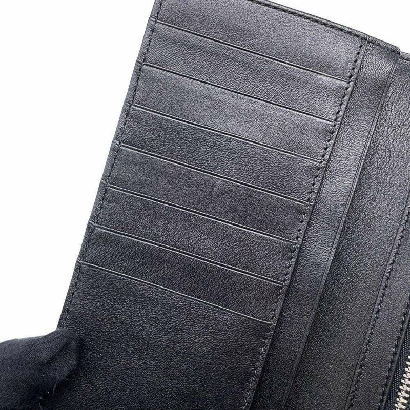 ロエベ 長財布 バーティカル ウォレット ラージ レザー LOEWE 財布 黒