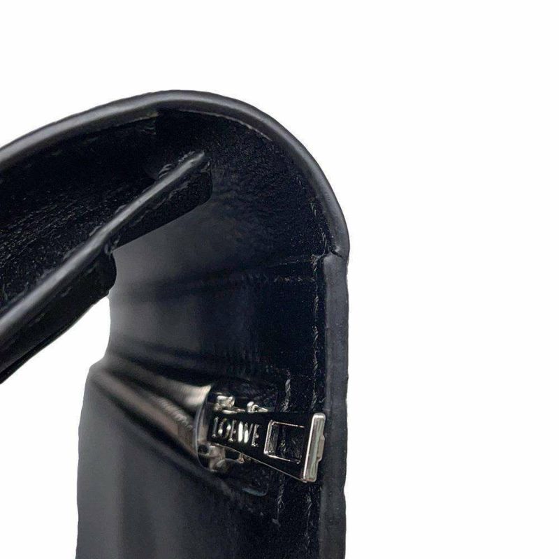 ロエベ 長財布 バーティカル ウォレット ラージ レザー LOEWE 財布 黒