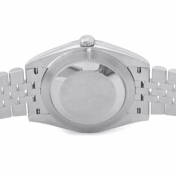 ロレックス デイトジャスト41 SS/K18WG ランダムシリアル ルーレット 126334 ROLEX 腕時計 スレート文字盤