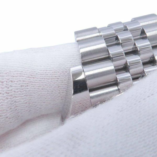 ロレックス デイトジャスト41 SS/K18WG ランダムシリアル ルーレット 126334 ROLEX 腕時計 スレート文字盤