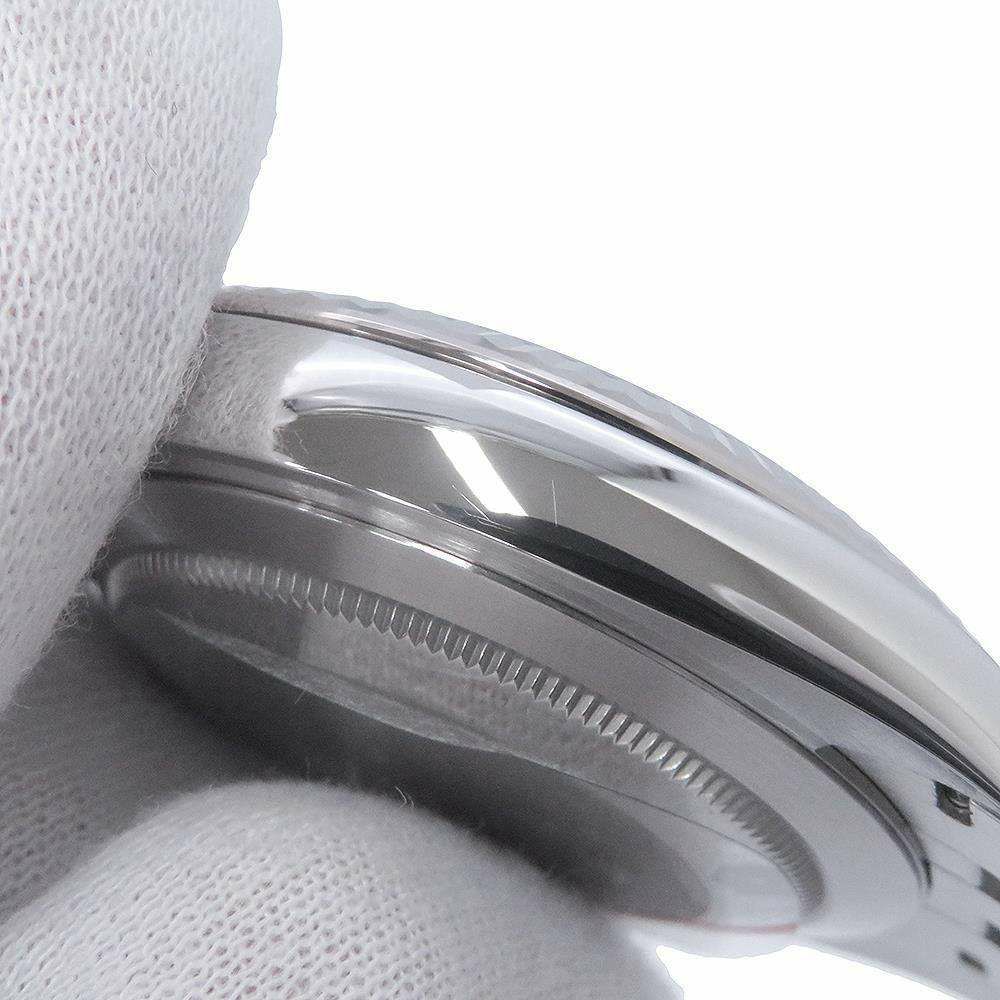 ロレックス デイトジャスト41 SS/K18WG ランダムシリアル ルーレット 126334 ROLEX 腕時計 スレート文字盤