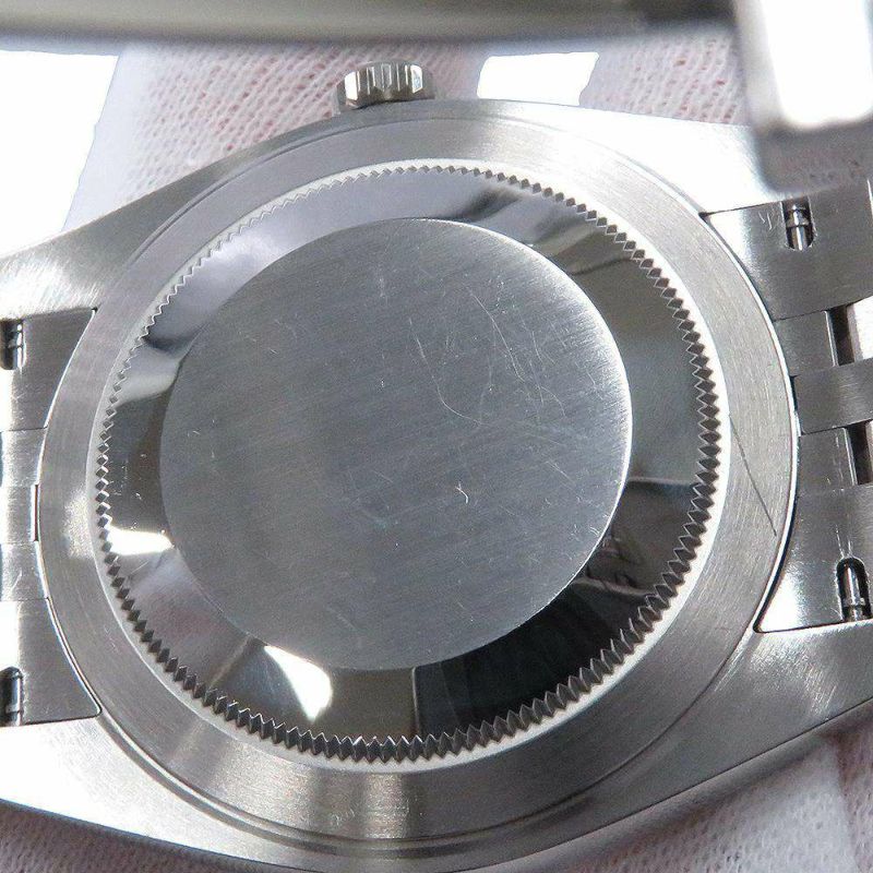 ロレックス デイトジャスト41 SS/K18WG ランダムシリアル ルーレット 126334 ROLEX 腕時計 スレート文字盤