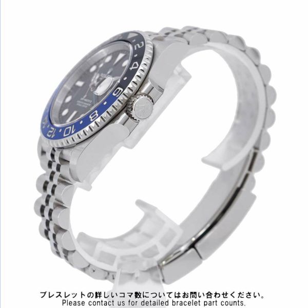 ロレックス GMTマスター2 デイト ランダムシリアル ルーレット 126710BLNR ROLEX 腕時計 黒文字盤