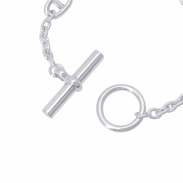 エルメス ブレスレット シェーヌダンクル ファランドール SV925シルバー サイズST HERMES ジュエリー