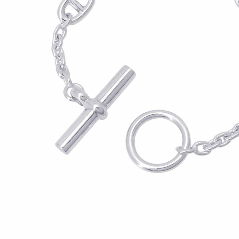 エルメス ブレスレット シェーヌダンクル ファランドール SV925シルバー サイズST HERMES ジュエリー