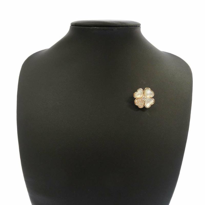 ヴァンクリーフ&アーペル ネックレス コスモス クリップ ペンダント ミディアム ダイヤ P14 計0.59ct