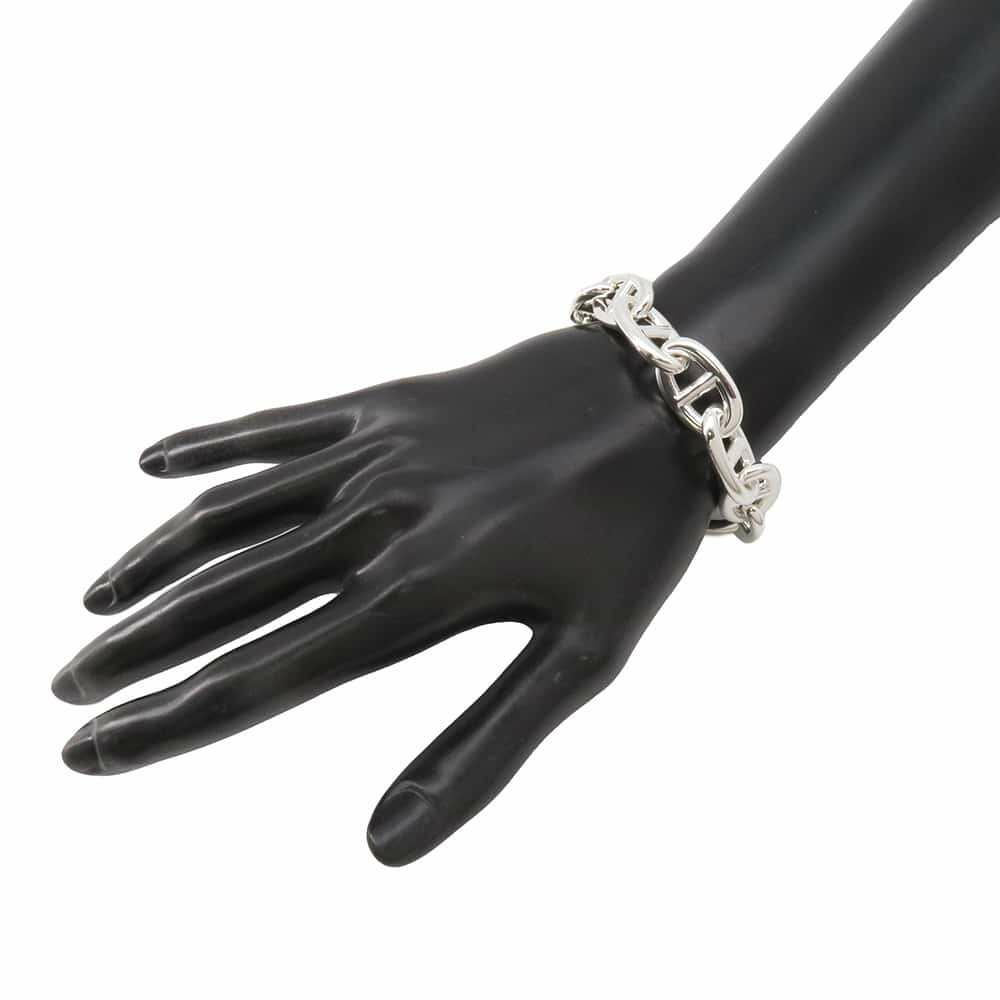 エルメス ブレスレット シェーヌダンクルTGM 12コマ SV925シルバー HERMES ジュエリー